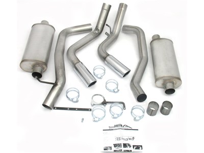 JBA 40-3030 Stainless 3" Cat-Back Dual Side-Exit Exhaust for 2001-2006 GM HD Truck 6.0/8.1