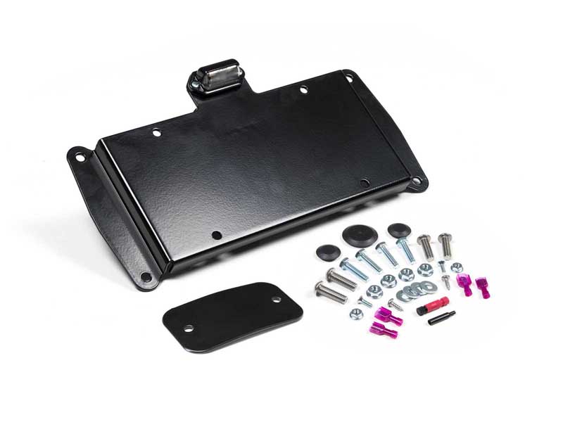 JKS Manufacturing JKS8210 License Plate Relocation Kit w/Light Wrangler JK