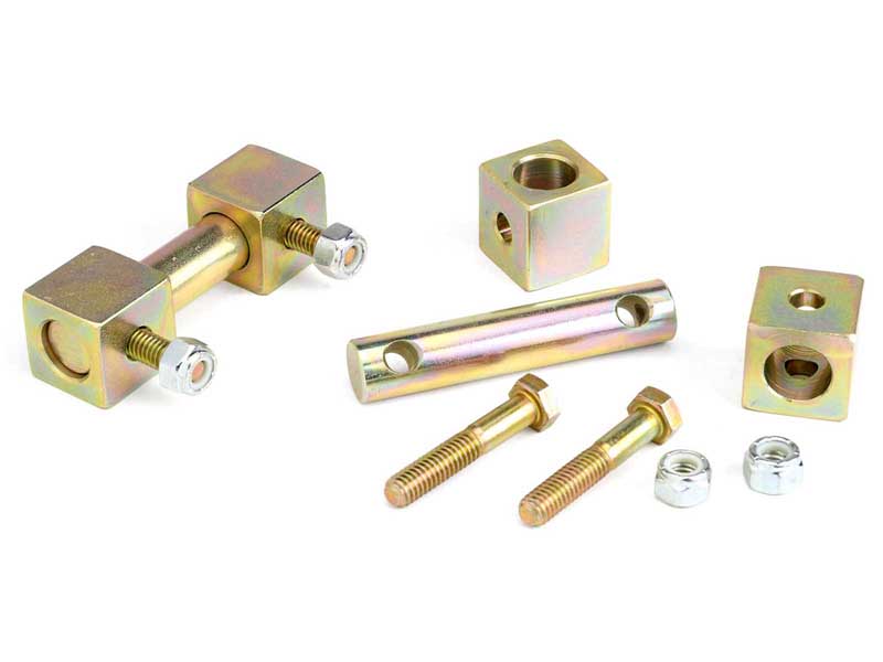 JKS Manufacturing JKS9603 Shock Bar Pin Eliminator Front Lower Jeep TJ LJ XJ MJ ZJ & WJ