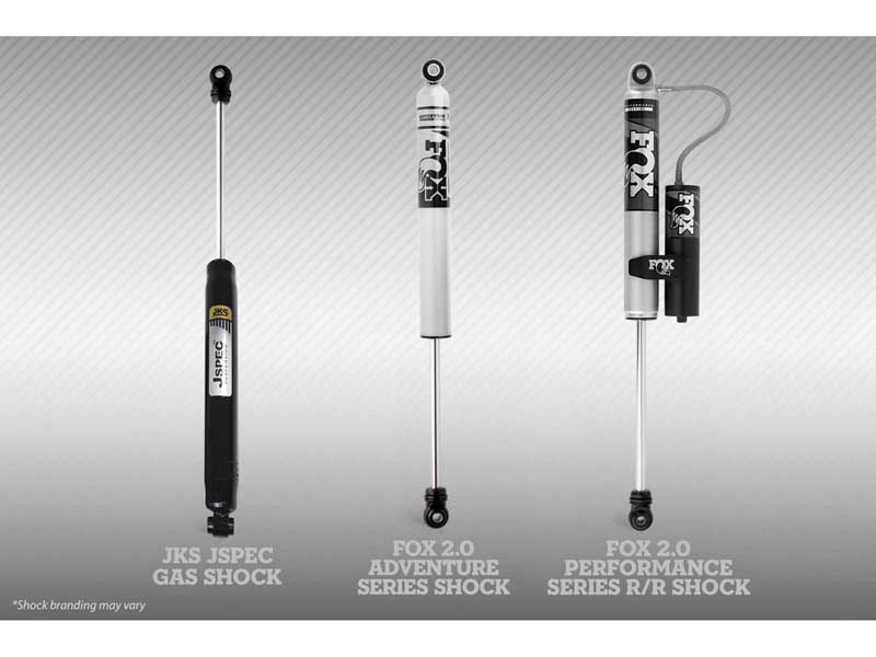 JKS Manufacturing JSPEC106KFP 2007-2018 Wrangler JK 4-Dr RHD 2.5" Lift Kit Fox 2.0 Shocks