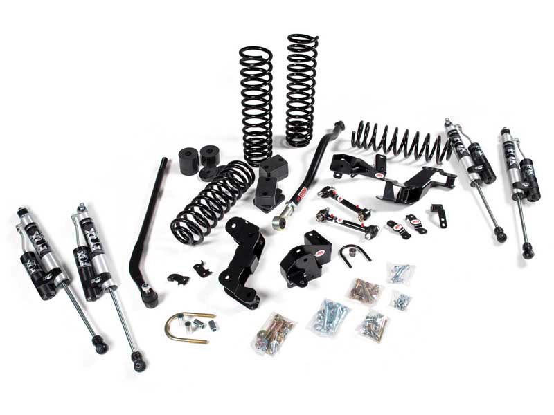 JKS Manufacturing JSPEC108KFR 2007-2018 Wrangler JK 4-Dr 3.5" J Kontrol Lift Kit W/Fox Remote Res