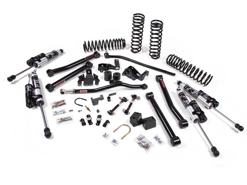 JKS Manufacturing JSPEC113KFR 2007-2018 Wrangler JK 4-Dr 3.5" J-Konnect Lift Kit W/Fox Remote Res