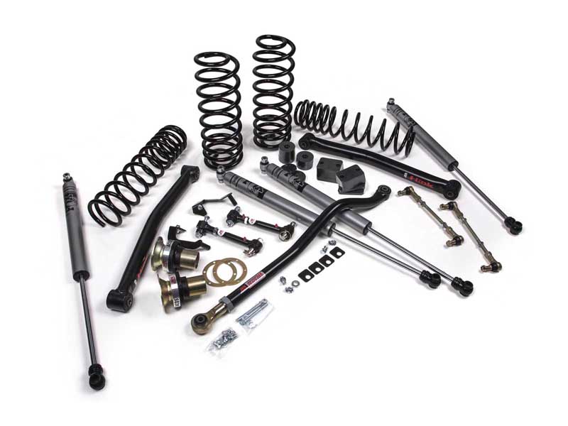 JKS Manufacturing JSPEC130KFA 2018-2026 Wrangler JL 4-Dr J-Lander 3.5" Lift Kit Fox Adventure Shock