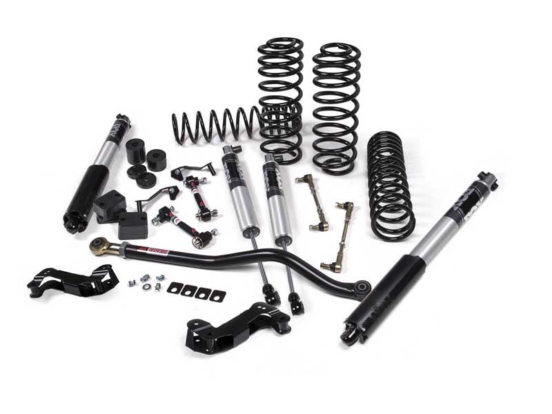 JKS Manufacturing JSPEC134PS 2018-2026 Wrangler JL 2-Dr J-Kontrol 3" Lift Kit w/Fox 2.5 Shocks