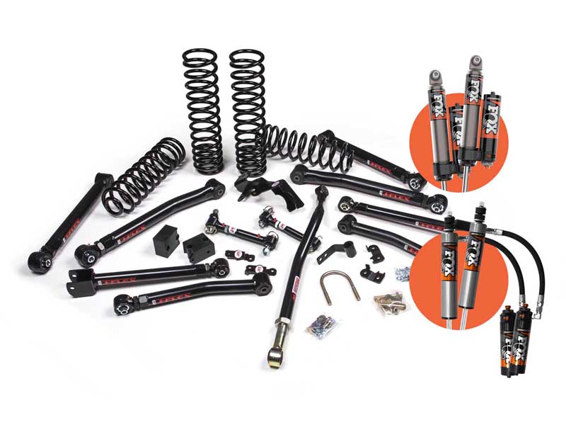 JKS Manufacturing JSPEC149PES 2007-2018 Wrangler JK 4-Dr 4WD 2.5" J-Krawl Lift Kit Fox 2.5 RRDSC