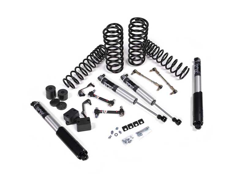 JKS Manufacturing JSPEC155PS 2018-2026 Wrangler JL 1.5" Lift Kit 1" Rear Coil Spring Fox 2.5 Shocks