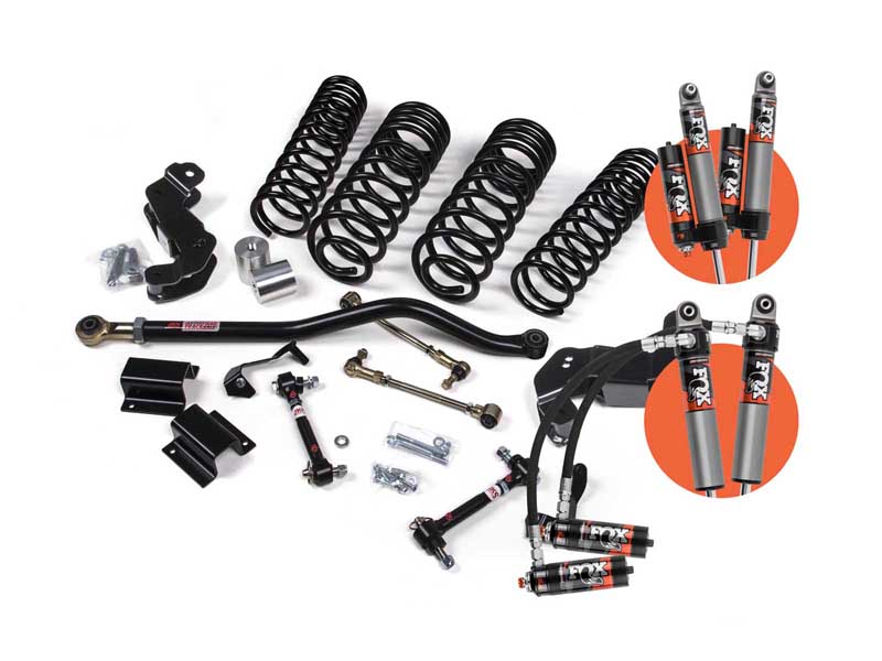 JKS Manufacturing JSPEC176PES 3-3.5" J-Kontrol Lift Kit 1.5-2" Rear w/Fox 2.5 2020-26 Gladiator 4WD