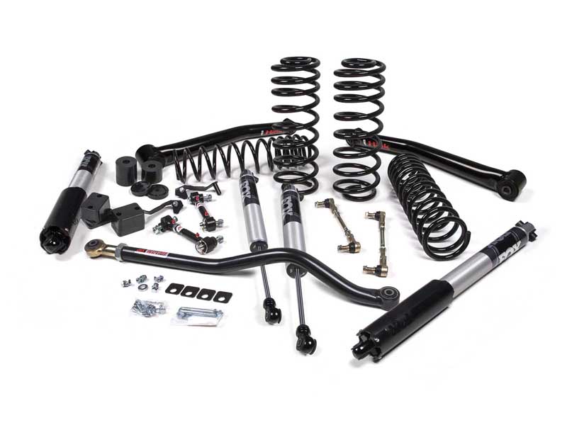 JKS Manufacturing JSPEC177PS 2018-2026 Wrangler JL 1.5" Lift Kit 1" Rear Coil Spring J-Links Fox 2.5