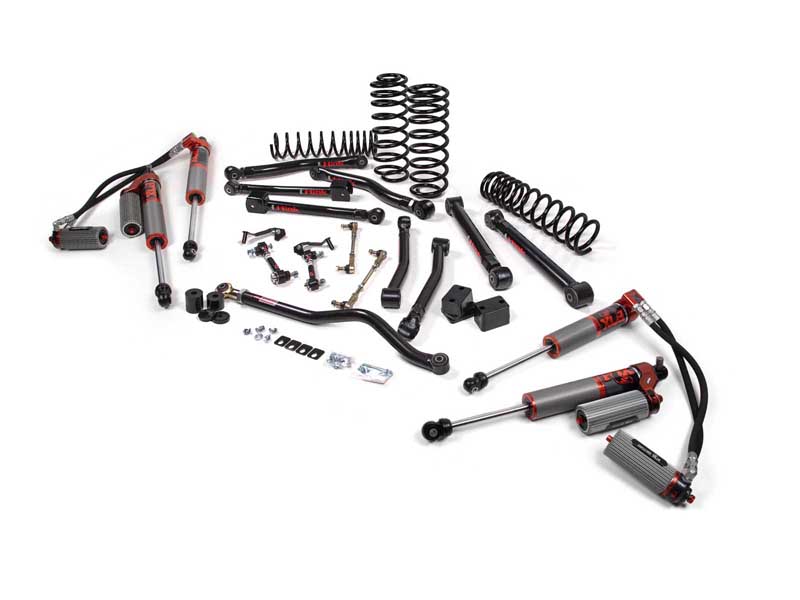 JKS Manufacturing JSPEC189FRS 2018-26 Wrangler JL 2-Dr 3" J-Krawl System Rubber Fox 3.0 Front & Rear