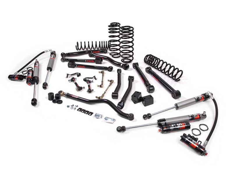 JKS Manufacturing JSPEC189PES 3" J-Krawl System Rubber W/Fox 2.5 R/R DSC 2018-2026 Wrangler JL 2-Dr