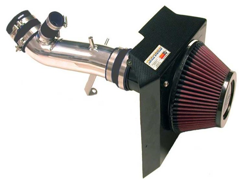 K&N 69-6543TP Typhoon Polished Performance Air Intake Kit for 2003-2005 Lancer EVO