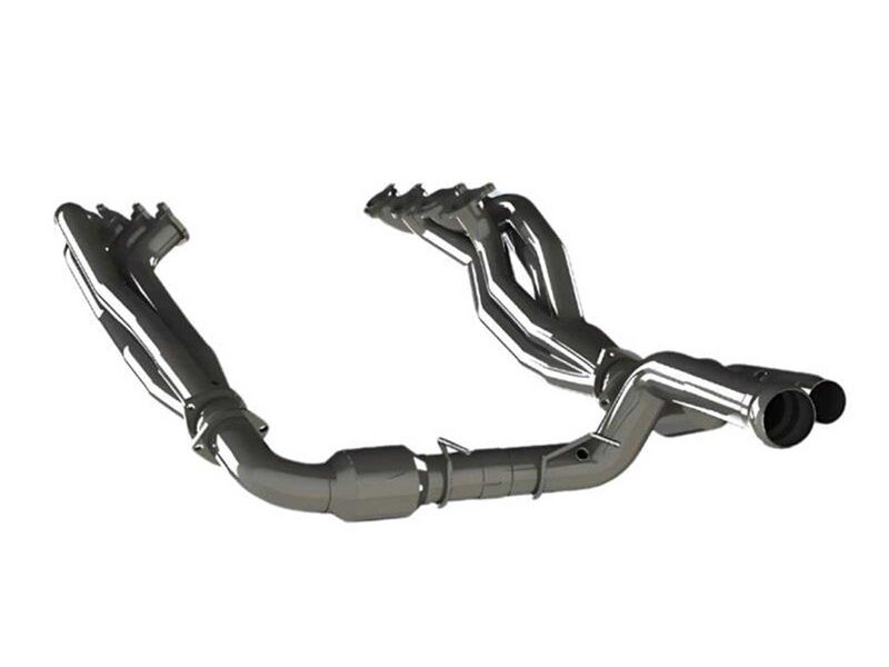 Kooks 1372H430 Stainless 1-7/8" Headers and GREEN Catted Connections 2023+ Ford F-150 Raptor R 5.2