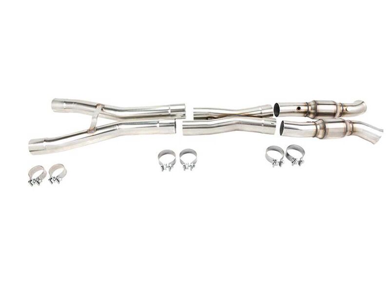 Kooks 21613321 Stainless 3" GREEN Catted ULTRA OEM-Connect X-Pipe for 2006-2013 Corvette C6 ZO6/ZR1
