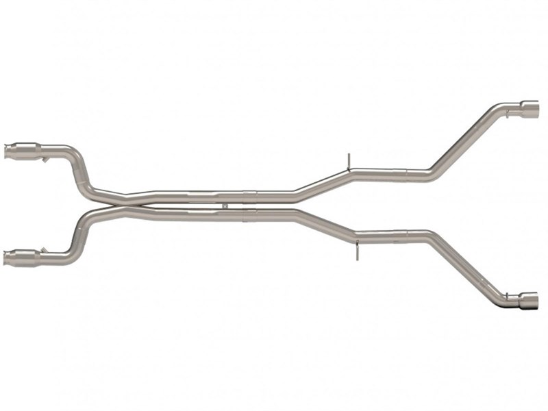 Kooks 22605301MD Header-Back 3" GREEN-Catted Polished-Tip Muffler-Delete Exhaust 2016-2024 Camaro V8