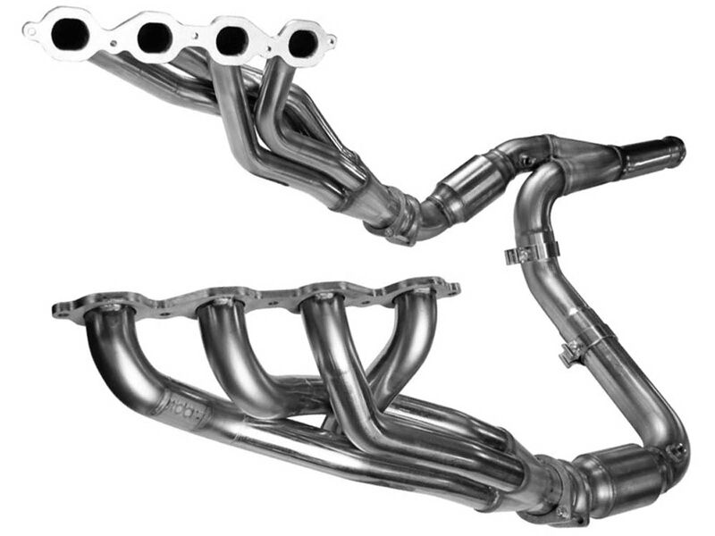 Kooks 2864H440 Stainless 1-7/8" Long Tube Headers & HO GREEN Catted Pipes 2023+ Cadillac Escalade V