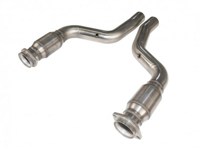 Kooks 31003200 3" x 2-1/2" SS Catted OEM Connection Pipes. 2005-2020 LX Platform Car 5.7