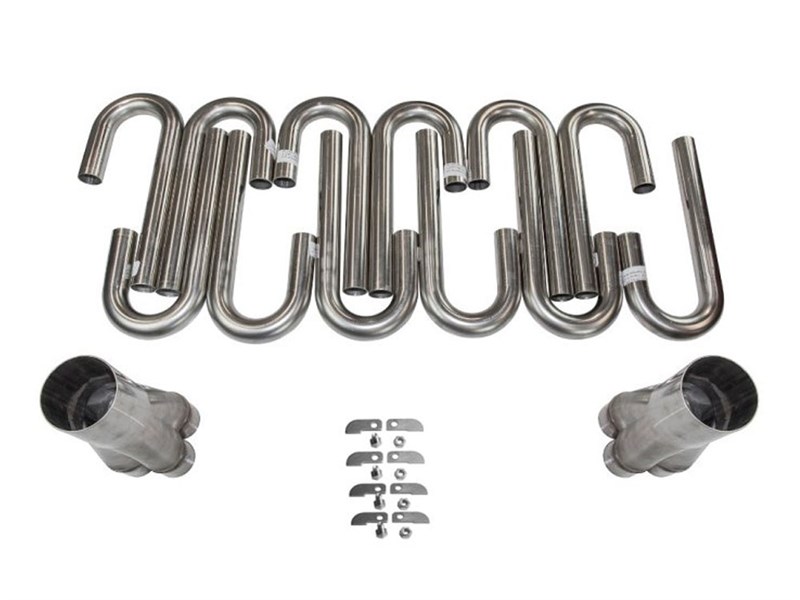 Kooks WK2850 2-1/8" x 3-1/2" 304 Weld-Up Header Kit