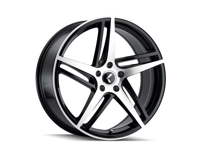 Kraze Wheels KR142-22918M18 Scrilla 142 GBM 22x9.5 Milled Gloss Black 5x115/5x120 BP 18 Offset