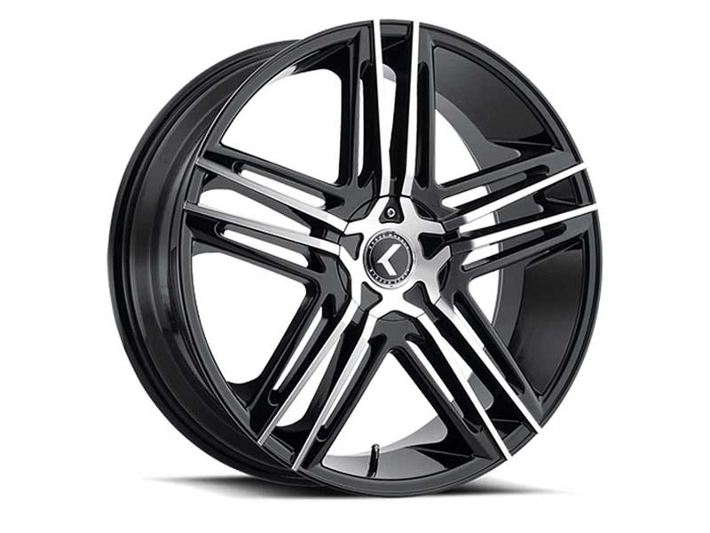Kraze Wheels KR157-8811BM40 Hella 157 GBM 18x8 Machined Gloss Black 5x110/5x115 BP 40 Offset