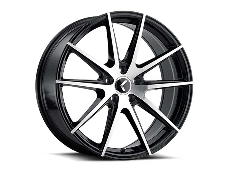 Kraze Wheels KR181-22865M40 Spinner 181 BM 22x8.5 Milled Black 5 on 114.3 Bolt Pattern 40 Offset