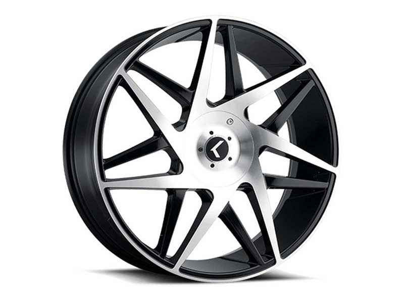 Kraze Wheels KR185-22811C38 Double Down KR185 CH 22x8.5 Chrome 5x110/5x115 Bolt Pattern 38 Offset