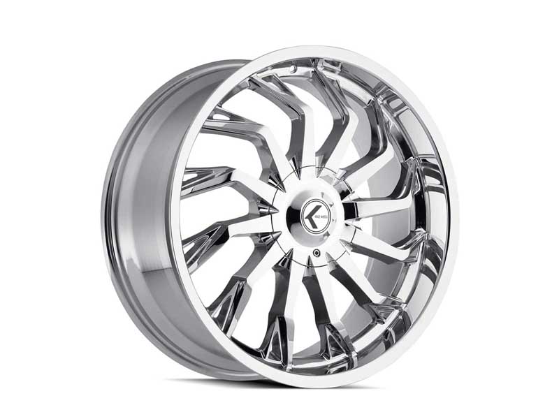 Kraze Wheels KR194-8845BM40 Cosmos 194 BM 18x8 Machined Black 5 on 112 Bolt Pattern 40 Offset