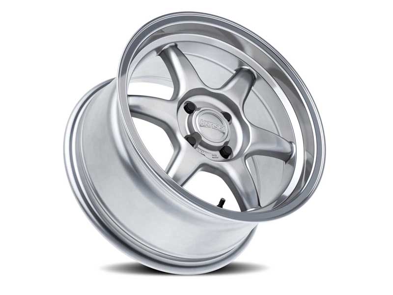 Kansei Wheels K11H-158010-00 15x8 Tandem K11H Machined Lip Hyper Silver 4x100 Bolt Pattern 0 Offset