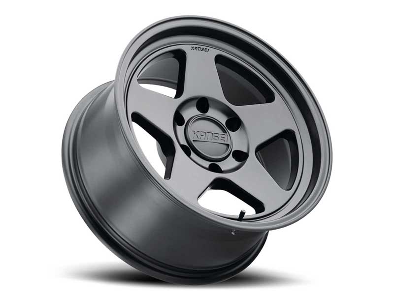 Kansei Wheels K12MB-78551-00 17x8.5 KNP K12MB Matte Black 5x150 Bolt Pattern 0 Offset