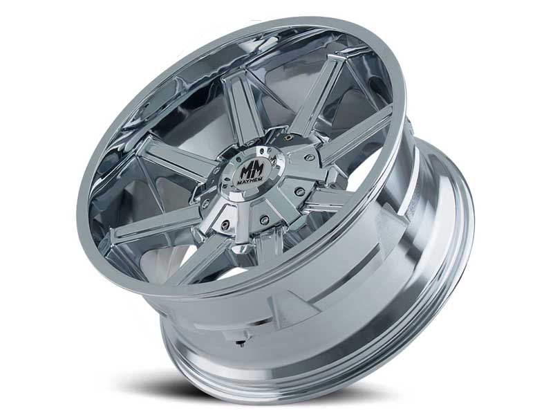 Mayhem Wheels 8104-7937C Arsenal 8104 CH 17x9 Chrome -12 Offset 6 Lug 4.53 BSM 106 Bore