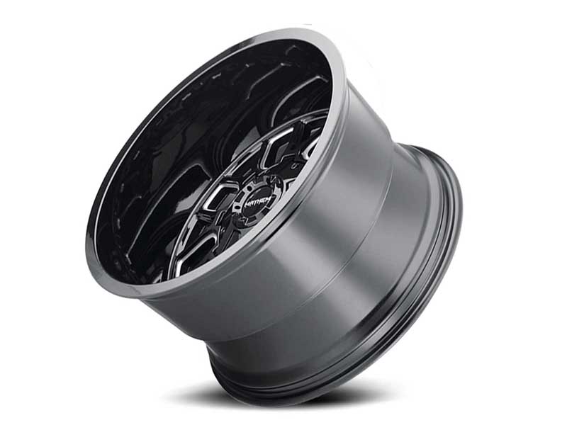 Mayhem Wheels 8107-2952BM Cogent 8107 GB 20x9 Milled Spokes Gloss Black 0 O/S 5 Lug 5 BSM 87.1 Bore