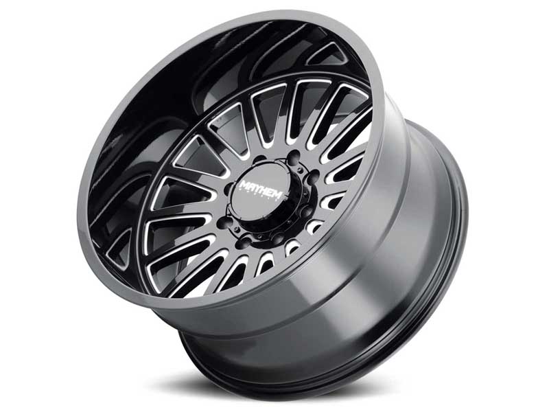 Mayhem Wheels 8114-2173BM Utopia 8114 20x10 Milled Black -19 Offset 5 Lug 71.5 Bore