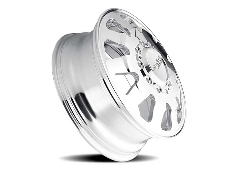 Mayhem 8181-22820P Challenger Front Dually 8181 PO 22x8.25 Polished 169 OS 10 Lug 11.28BSM 170.1