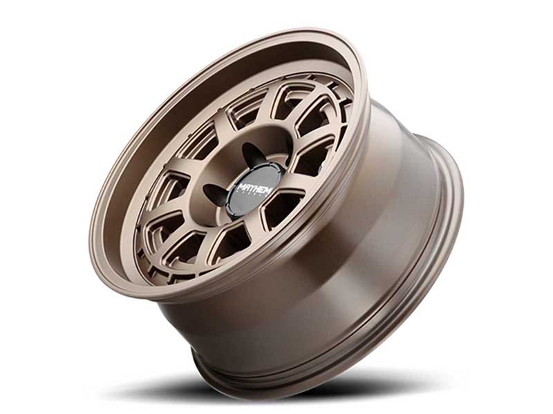 Mayhem Wheels 8303-7832MZ0 Voyager 8303 GD 17x8.5 Bronze Tint 0 Offset 6 Lug 4.75 BSM 66.9 Bore