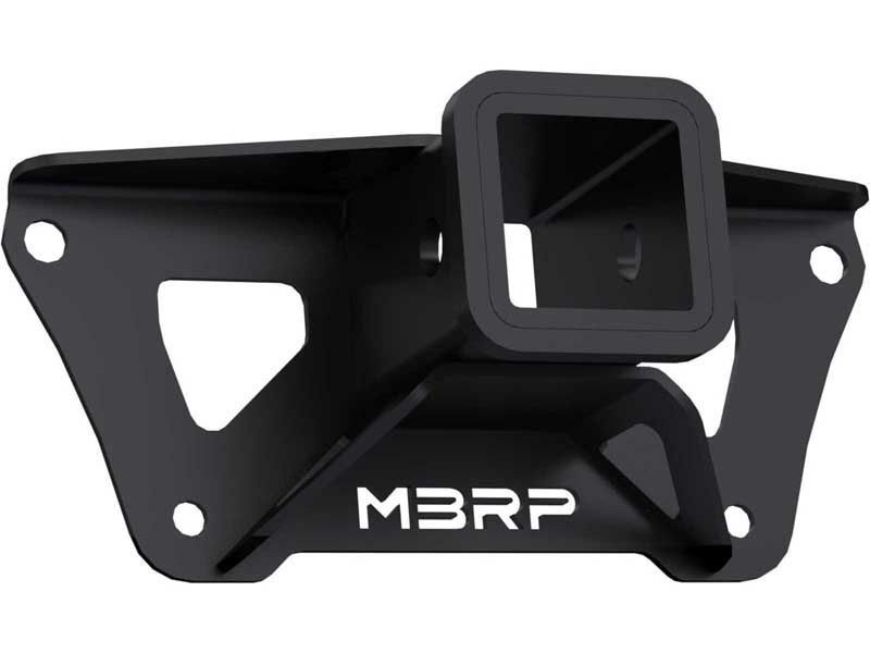 MBRP HT-9534 2020-2024 Polaris Scrambler XP 1000 Black-Coated 2" Hitch Receiver Assembly