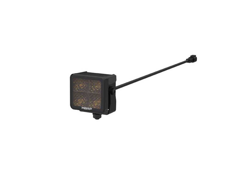 MBRP SL65200-01 Universal 2.75" Light Assembly, Amber Flood Beam Pattern