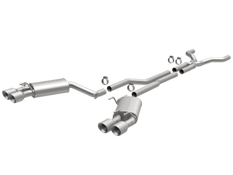 Magnaflow 15053 Street Series Catback Exhaust With Quad Split Tips 2013 2014 2015 Camaro ZL1