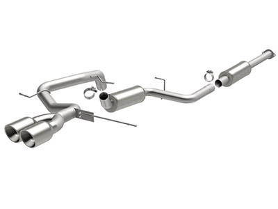 Magnaflow 15155 Dual Center Rear-Exit Cat-back Exhaust for 2013-2014 Ford Focus ST 2.0