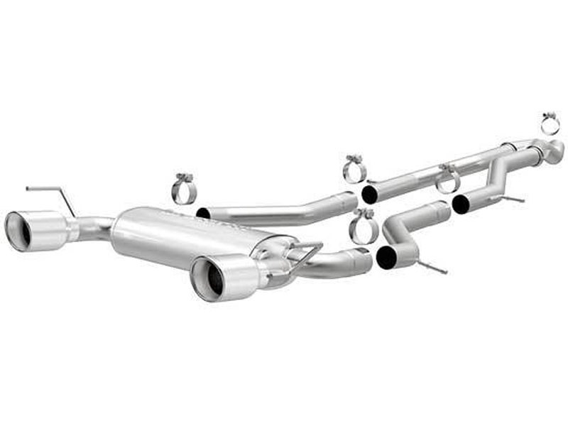 Magnaflow 15196 Stainless Dual Split Rear Axle-Back Exhaust for 2013-2018 Cadillac ATS 3.6