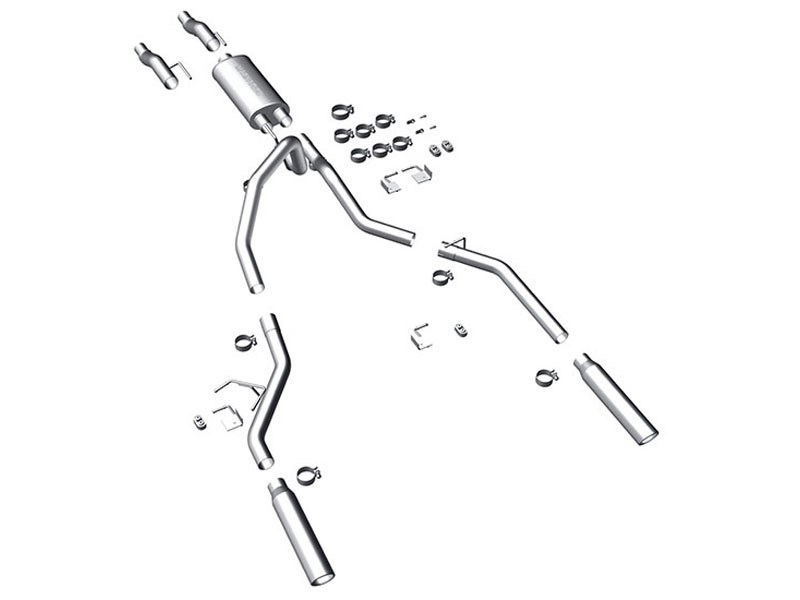 Magnaflow 15460 Dual Cat-Back Exhaust for 2011-2014 Ford F-150 3.7/5.0/6.2