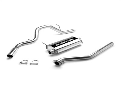 Magnaflow 15618 Stainless Cat-back Exhaust 4" Polished Tip for 1999-2002 Silverado/Sierra Ext Cab SB
