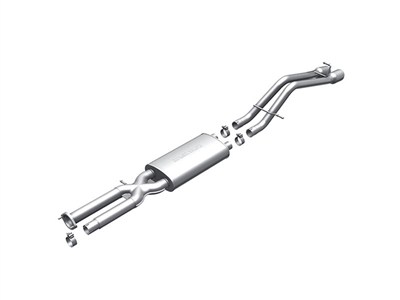 Magnaflow 15770 Stainless Dual-Tip Cat-back Exhaust 2003-2006 Hummer H2 W/O Dual Comp Air Susp