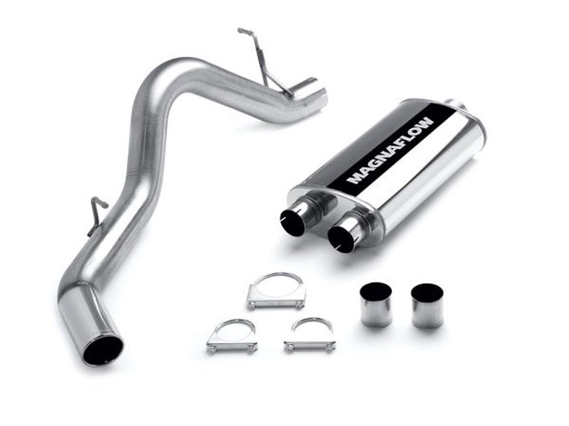 Magnaflow 15782 Single Side Exit Cat-back Exhaust - Crew Cab Short Bed