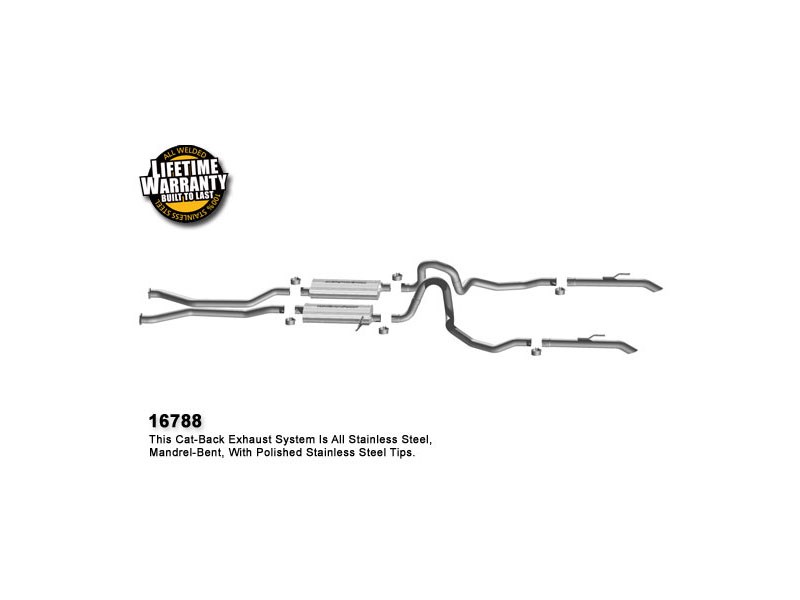 Magnaflow 16788 Catback Exhaust 2006-2010 Ford Crown Victoria 4.6L