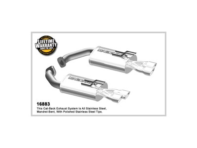 Magnaflow 16883 Stainless 2.5-inch Rear Section Axle-Back Exhaust for 2008-2009 Pontiac G8 GT & GXP