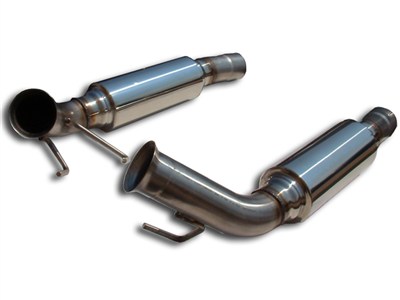 MRT 91A179 Version 2 Axle-Back Exhaust for 2010-2015 Camaro V6 With Factory Ground Effects