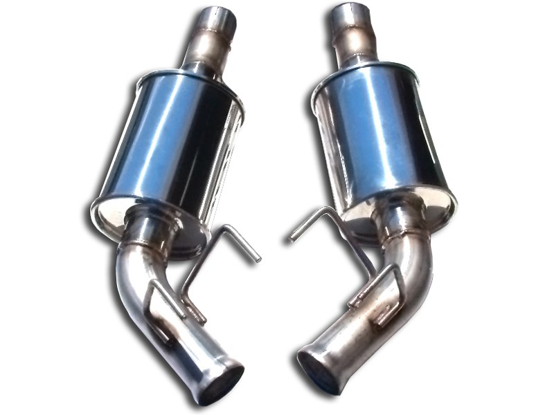 MRT 91A180 Version 1 Axle-Back Exhaust GFX for 2010-2015 Camaro V6 With Factory Ground Effects