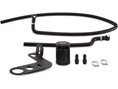 Mishimoto MMBCC-CSS-10APBE Baffled Oil Catch Can Kit in Black, Fits 2010-2015 Camaro SS Auto Trans