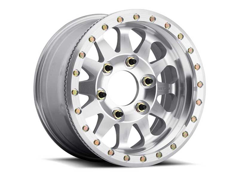 Method Race Wheels MR10179016312B 17x9 Beadlock MR101 6 x 135 Offset -12 Lip Size 3.15 Raw Machined