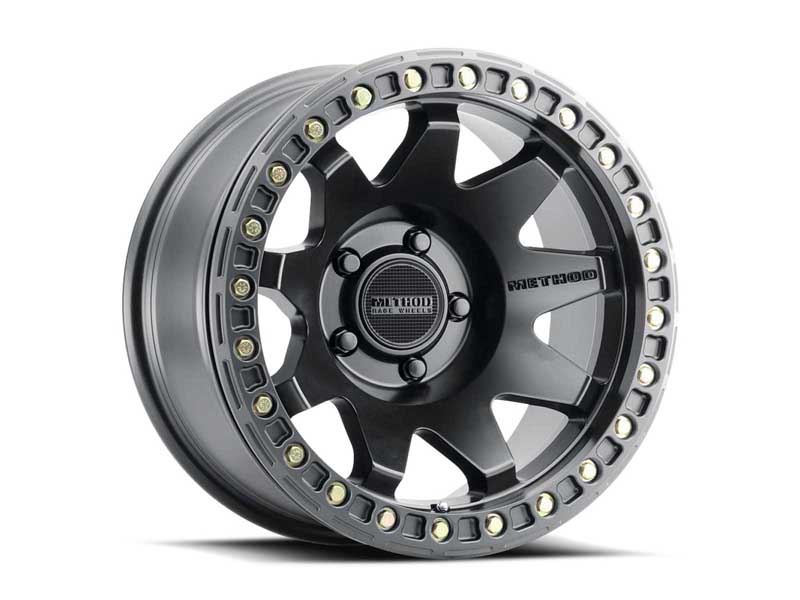 Method Race Wheels MR10879050544B 17x9 MR108 5 x 127 Offset -44 Lip Size 0.63 Matte Black MB