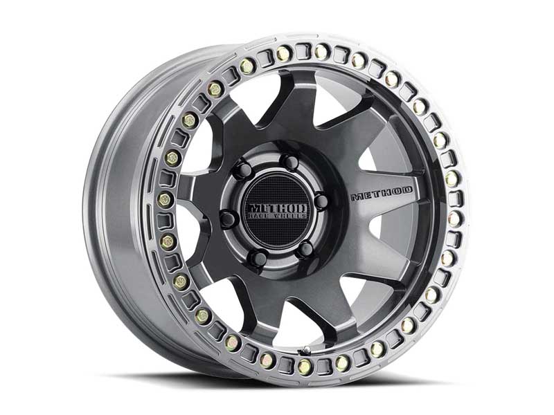 Method Race Wheels MR10879060844B 17x9 MR108 6 x 139.7 Offset -44 Lip Size 0.63 Gloss Titanium GY